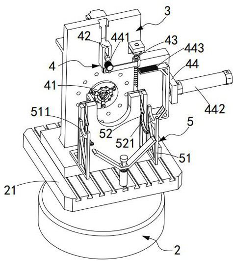 A special processing and positioning device for valve body