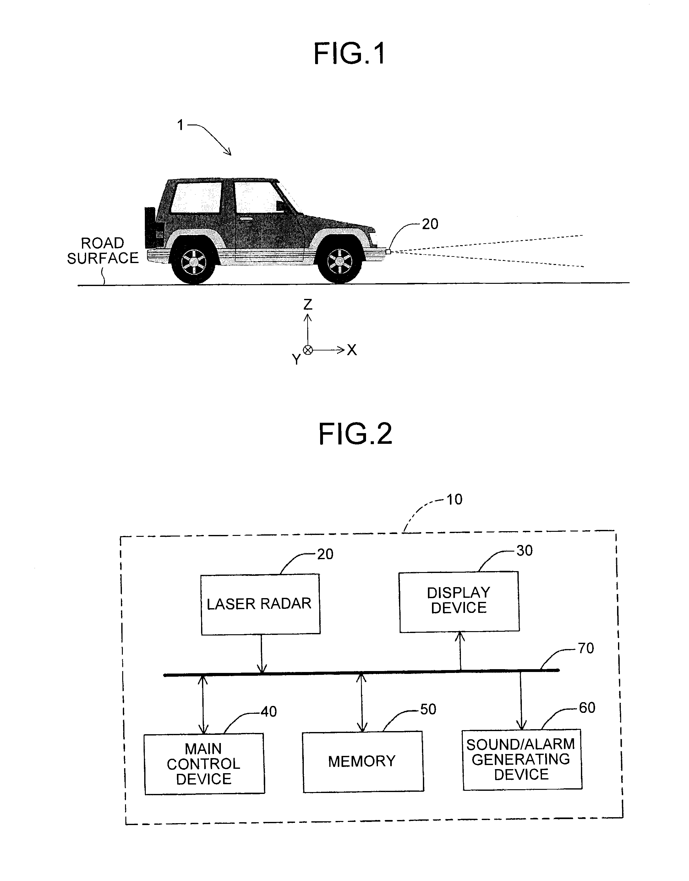 Object detection device and sensing apparatus