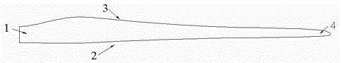 A megawatt-level wind power generator blade capable of photovoltaic power generation and its manufacturing method