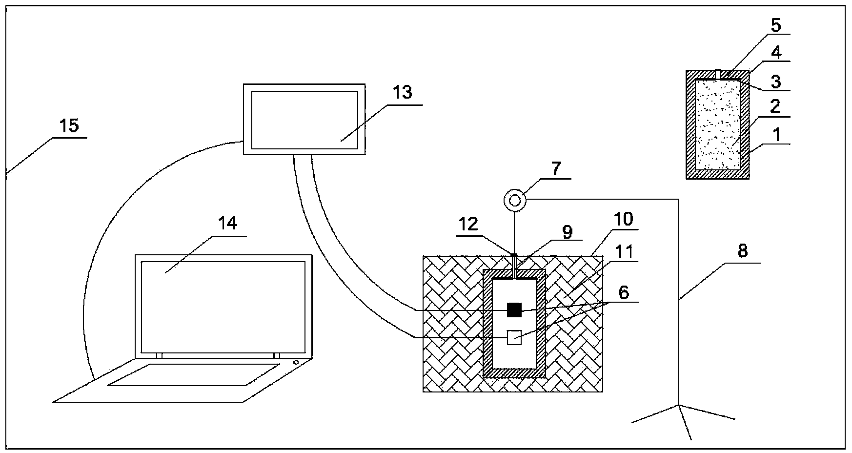 Paste filling multi-field coupling researching device and application method thereof