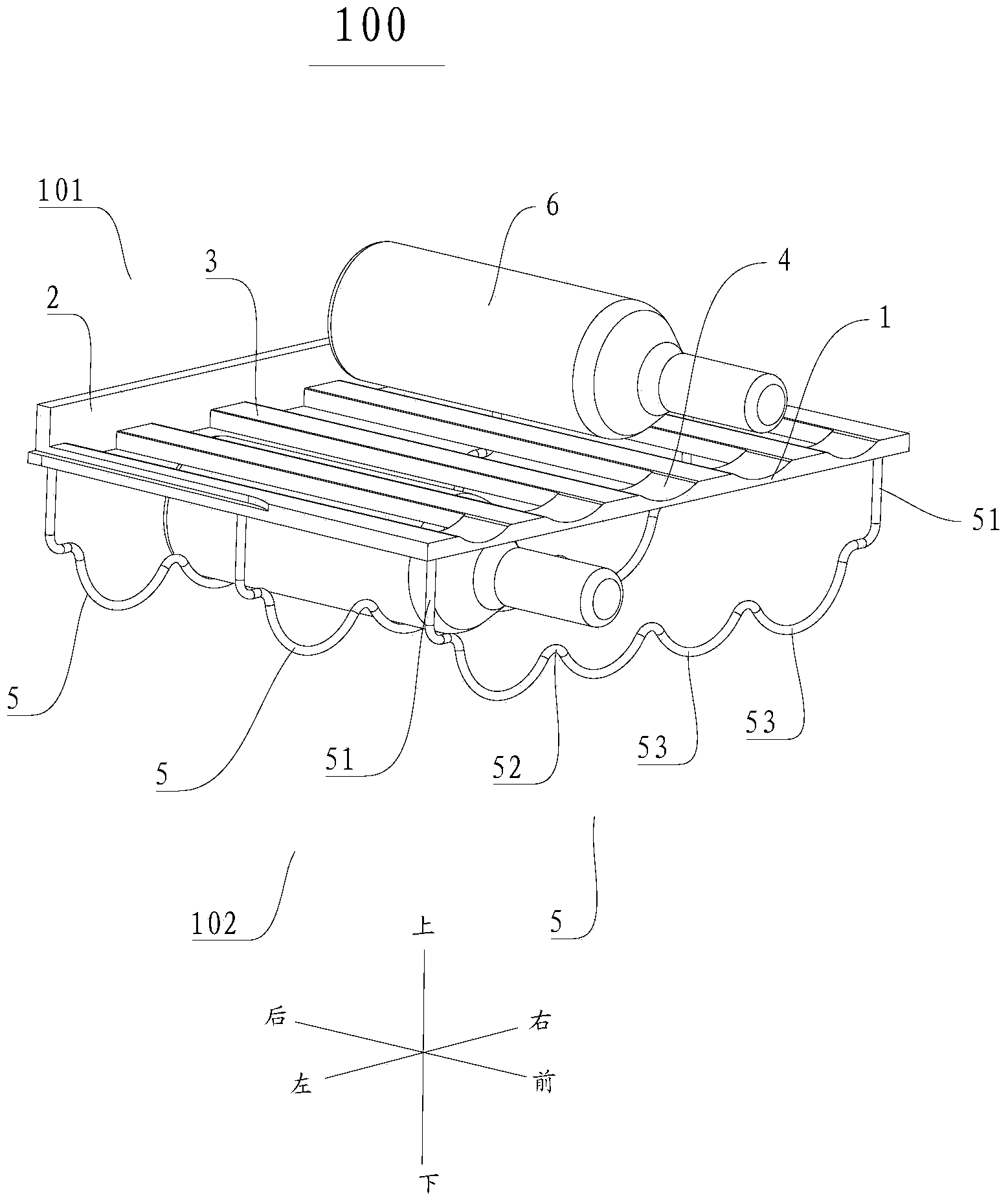 Wine rack used for refrigeration equipment and refrigeration equipment with same