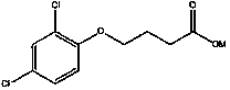 Herbicidal composition containing 2,4-dichlorophenoxybutyric acid and derivative