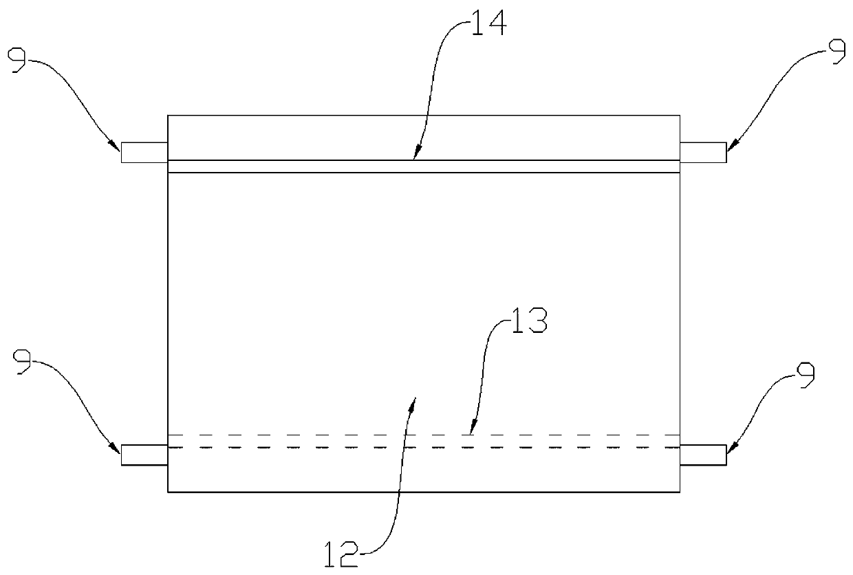 Rollover formwork for climbing formwork device