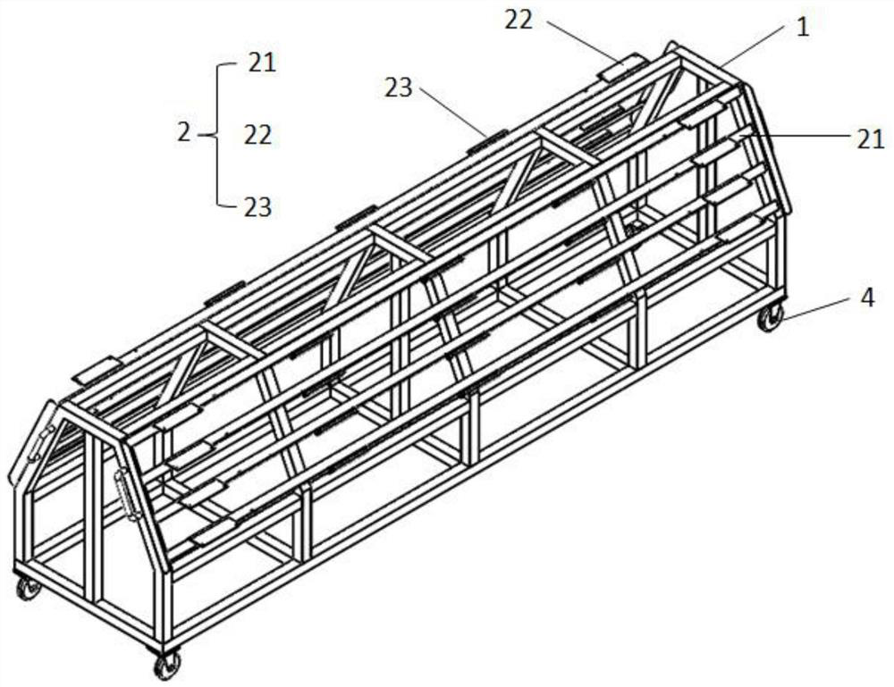 Riveting tooling for sub-beam of heliostat