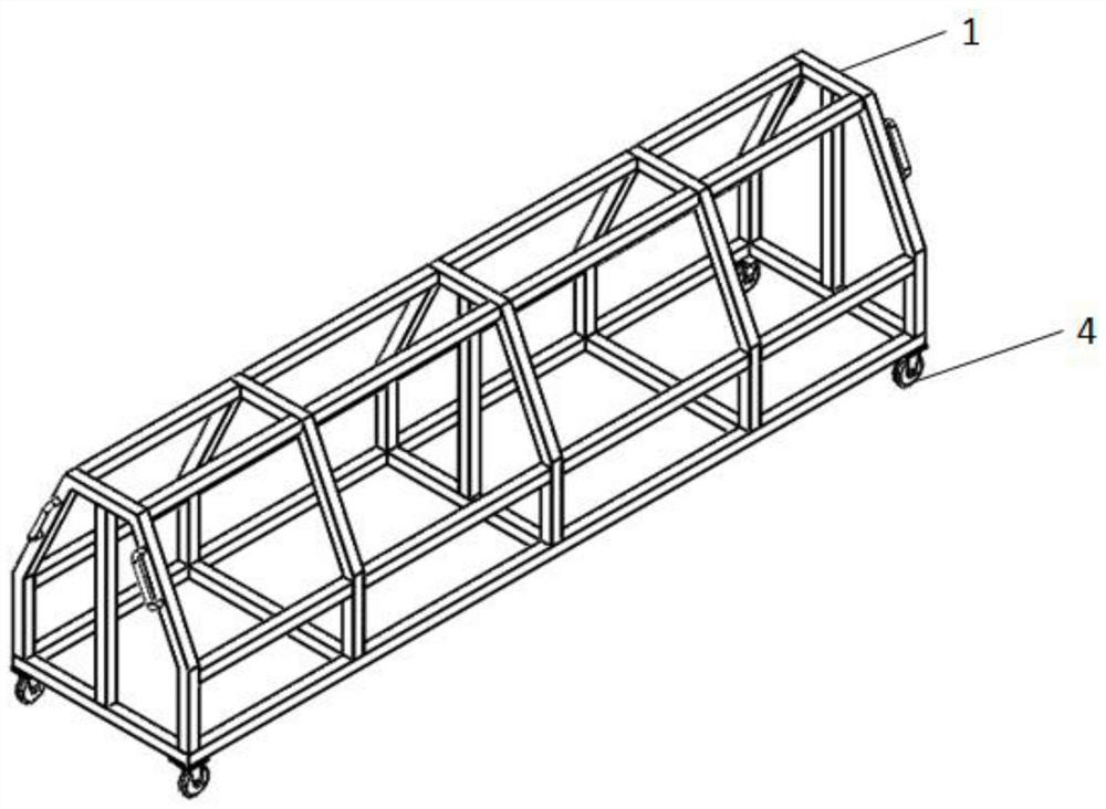 Riveting tooling for sub-beam of heliostat