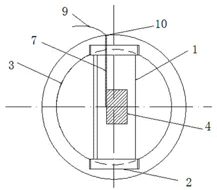 Fiber Bragg grating vortex shedding flow meter based on triangular prism-shaped vortex-forming body and using method thereof