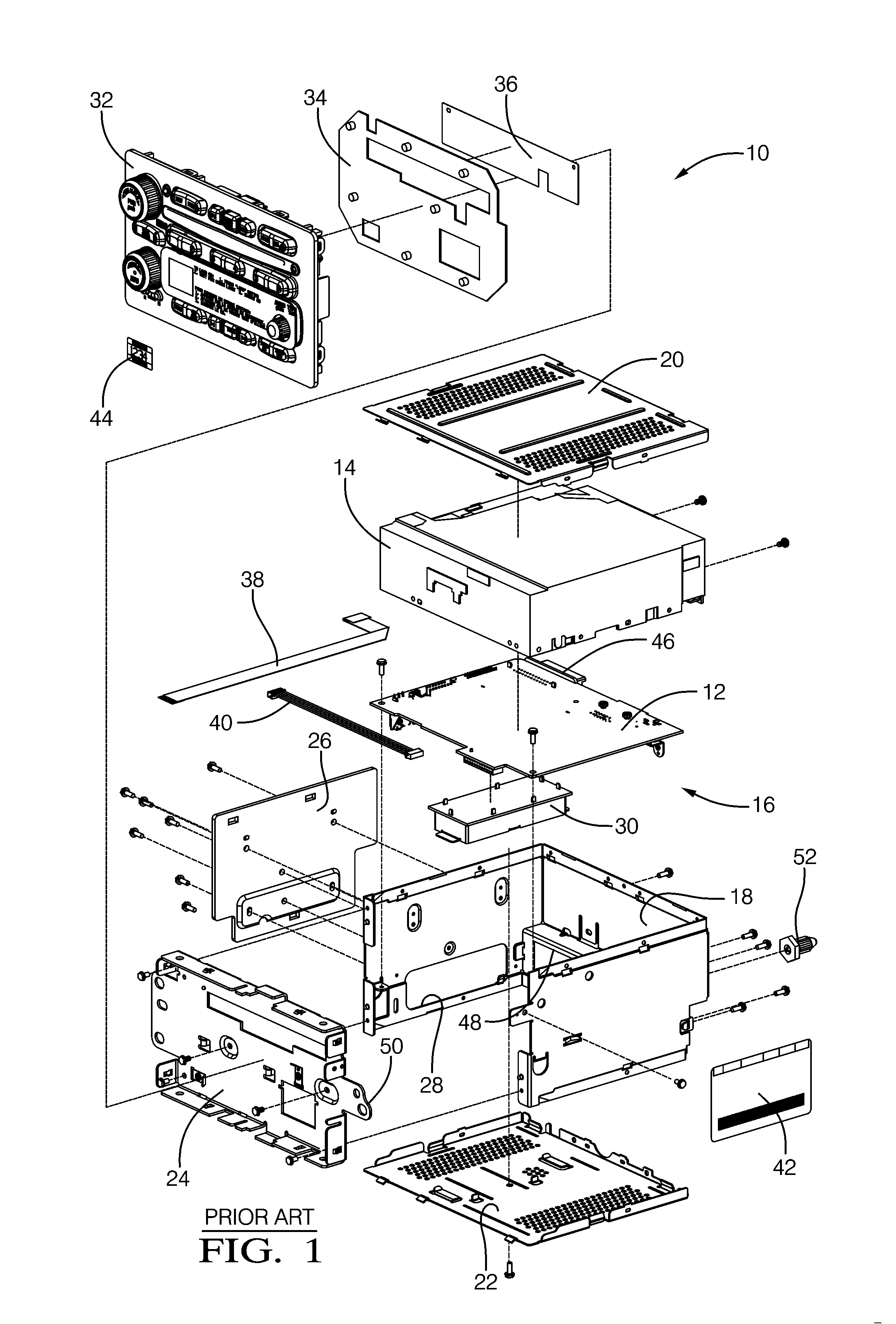 Flexible electronic circuit enclosure assembly