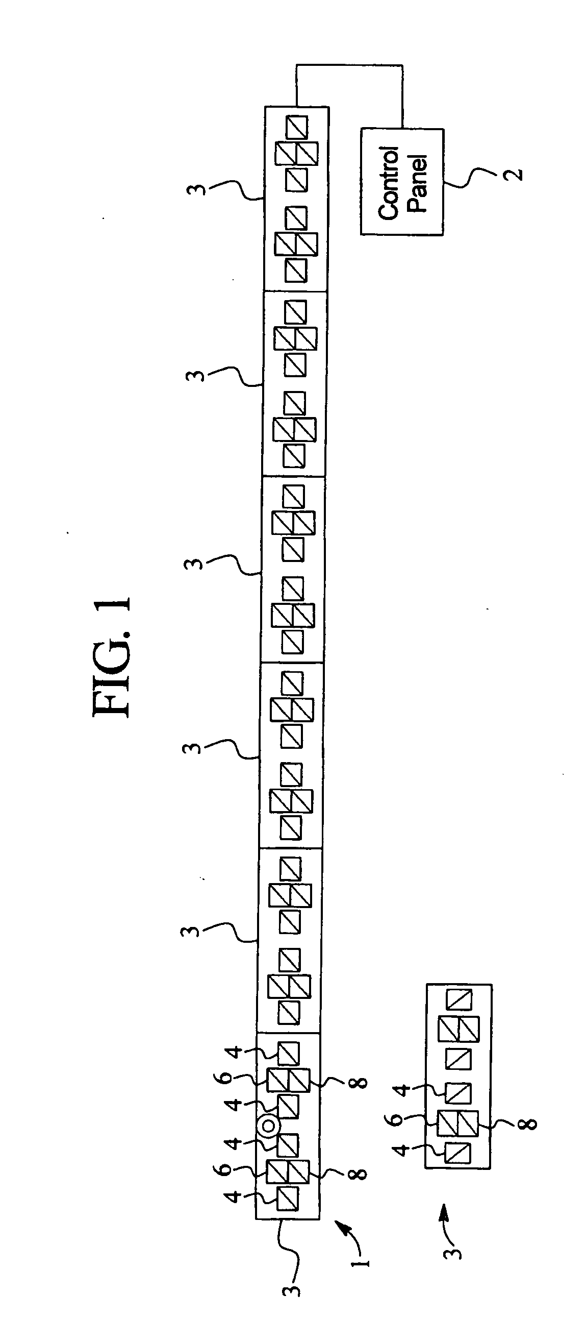 Lighting system and method and apparatus for adjusting same