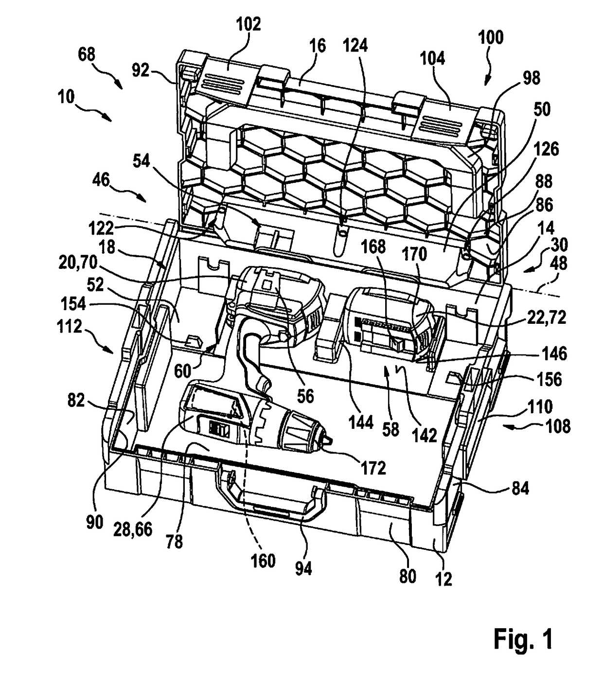 Handheld tool case