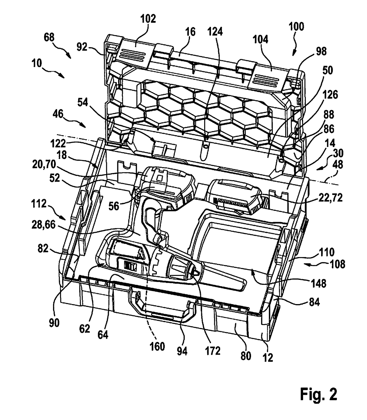 Handheld tool case