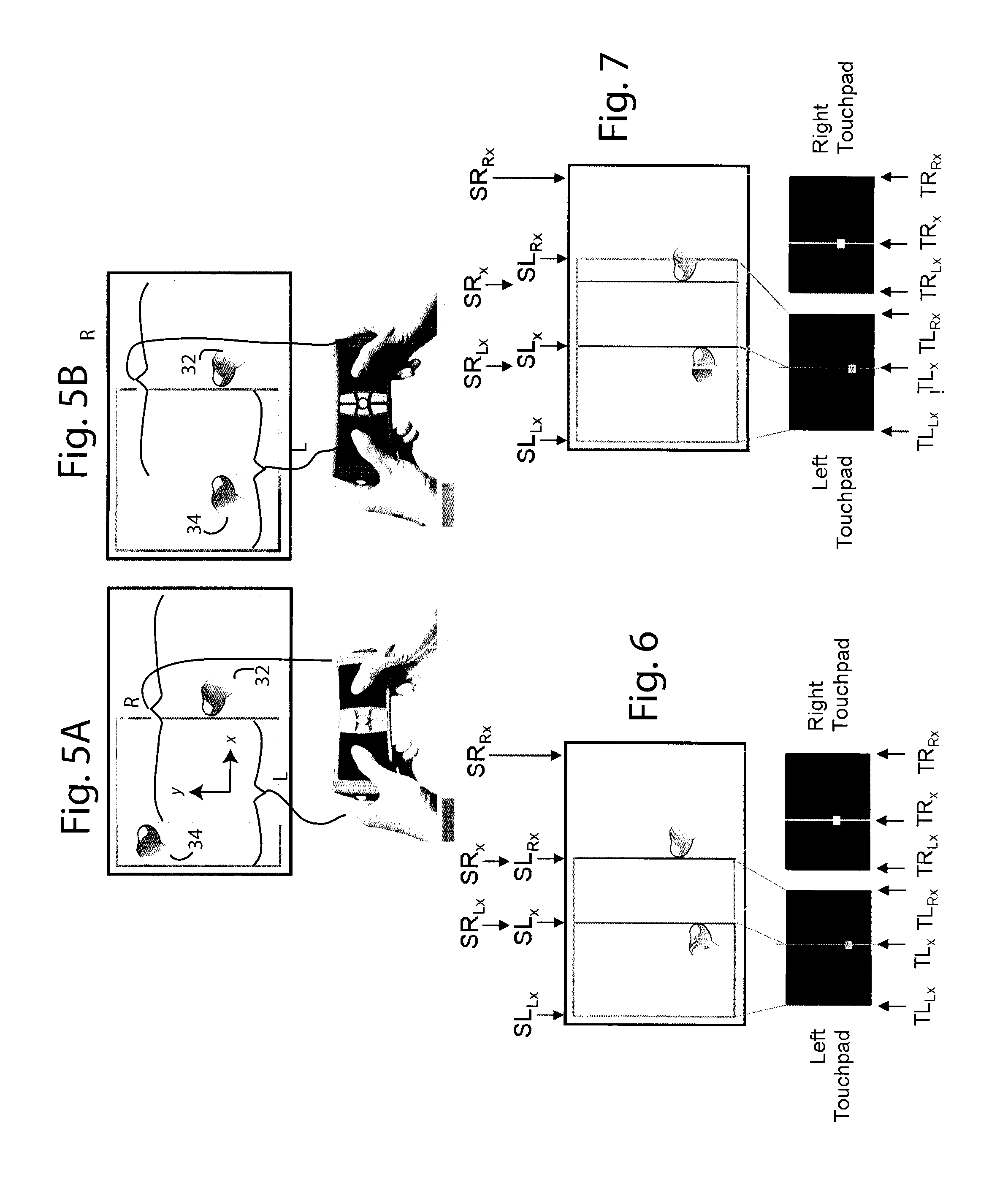 Dual pointer management method using cooperating input sources and efficient dynamic coordinate remapping