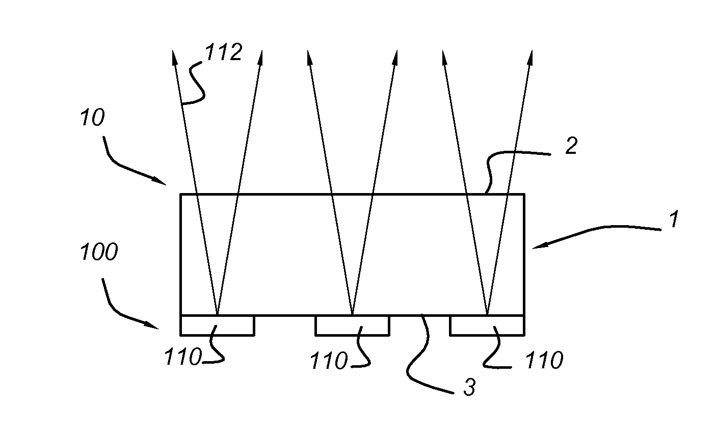 Carpet unit comprising optical sensor