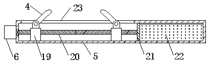 Fruit tree pollination device for agricultural production