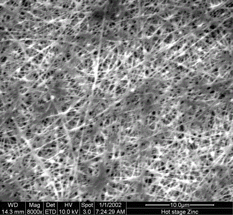 High-content sodium alginate nanofiber membrane and electrostatic spinning manufacturing method thereof