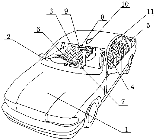 Method and device for anti-monitoring behavior identity system in taxi industry
