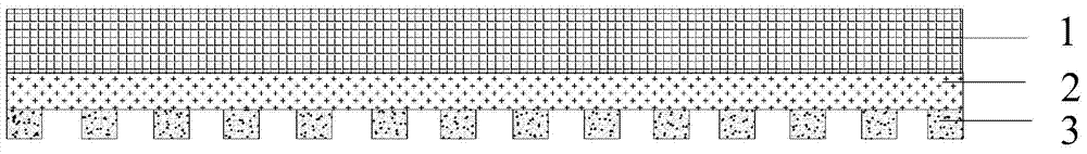 Waterproof and moisture permeable grid printed fabric and preparation method thereof