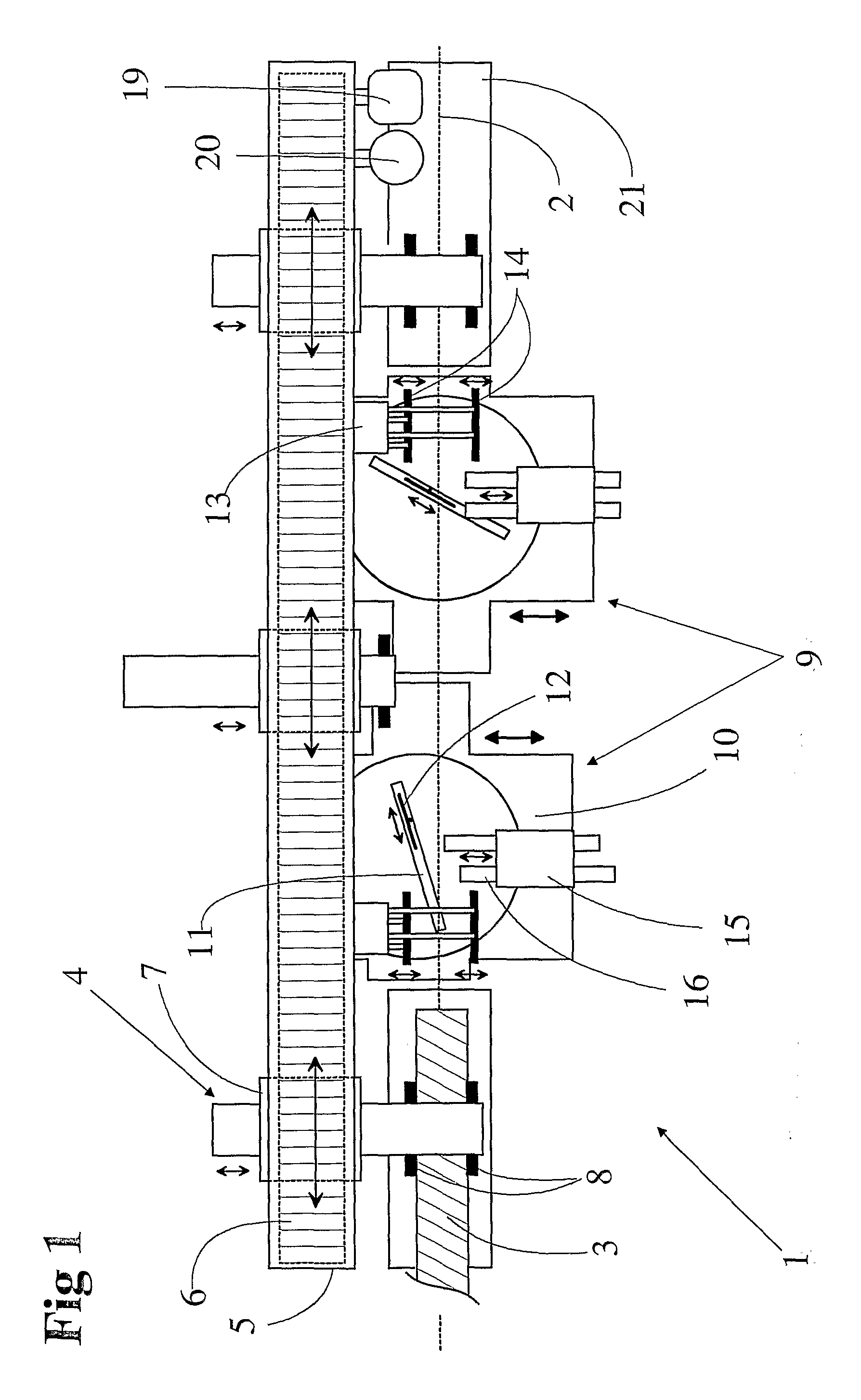 Sawing apparatus and method for using a sawing apparatus