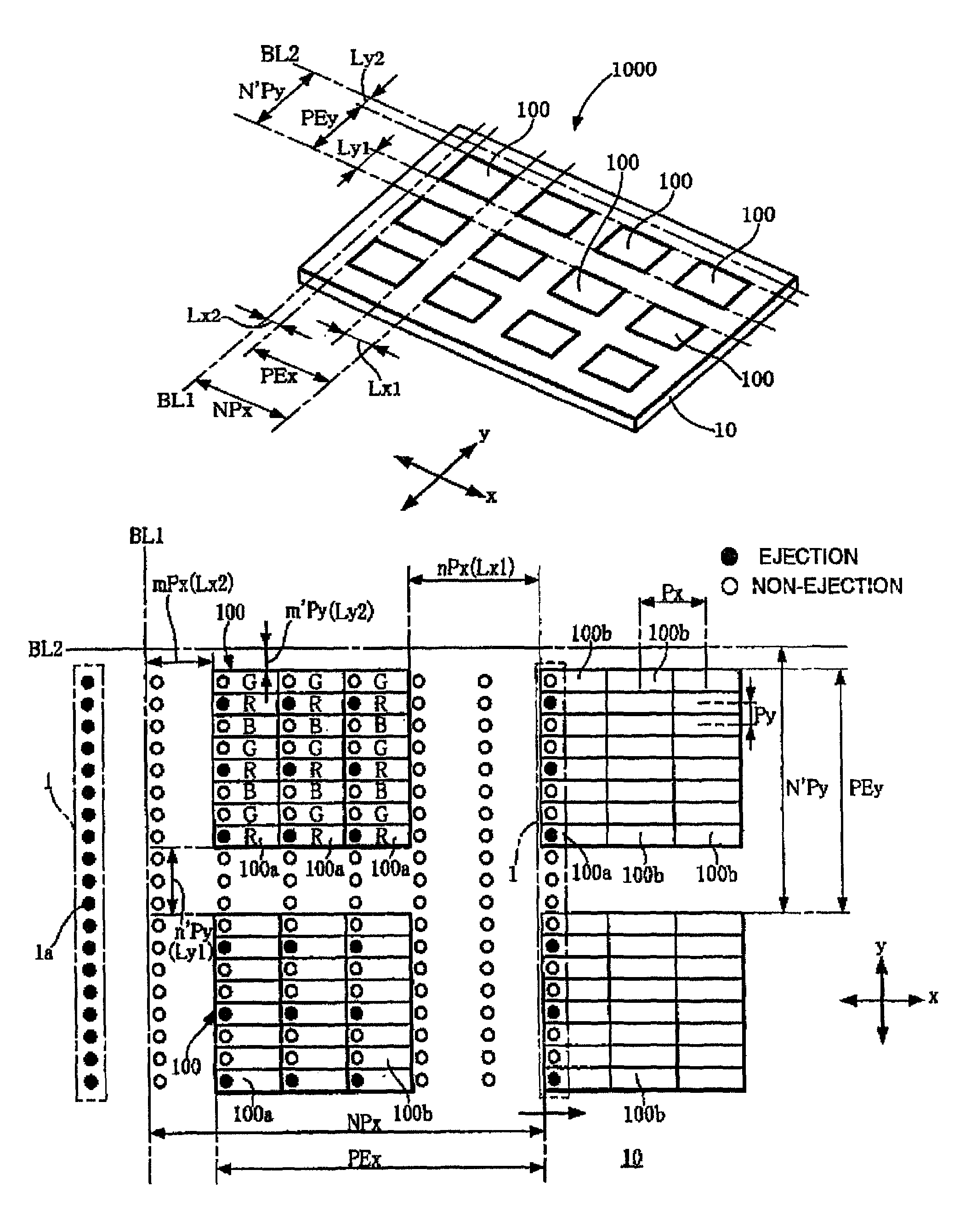 Color display substrate, color filter substrate, color luminescent substrate, manufacturing method of color display substrate, electro-optical apparatus, electronic device, film-forming method, film-forming apparatus, and display motherboard