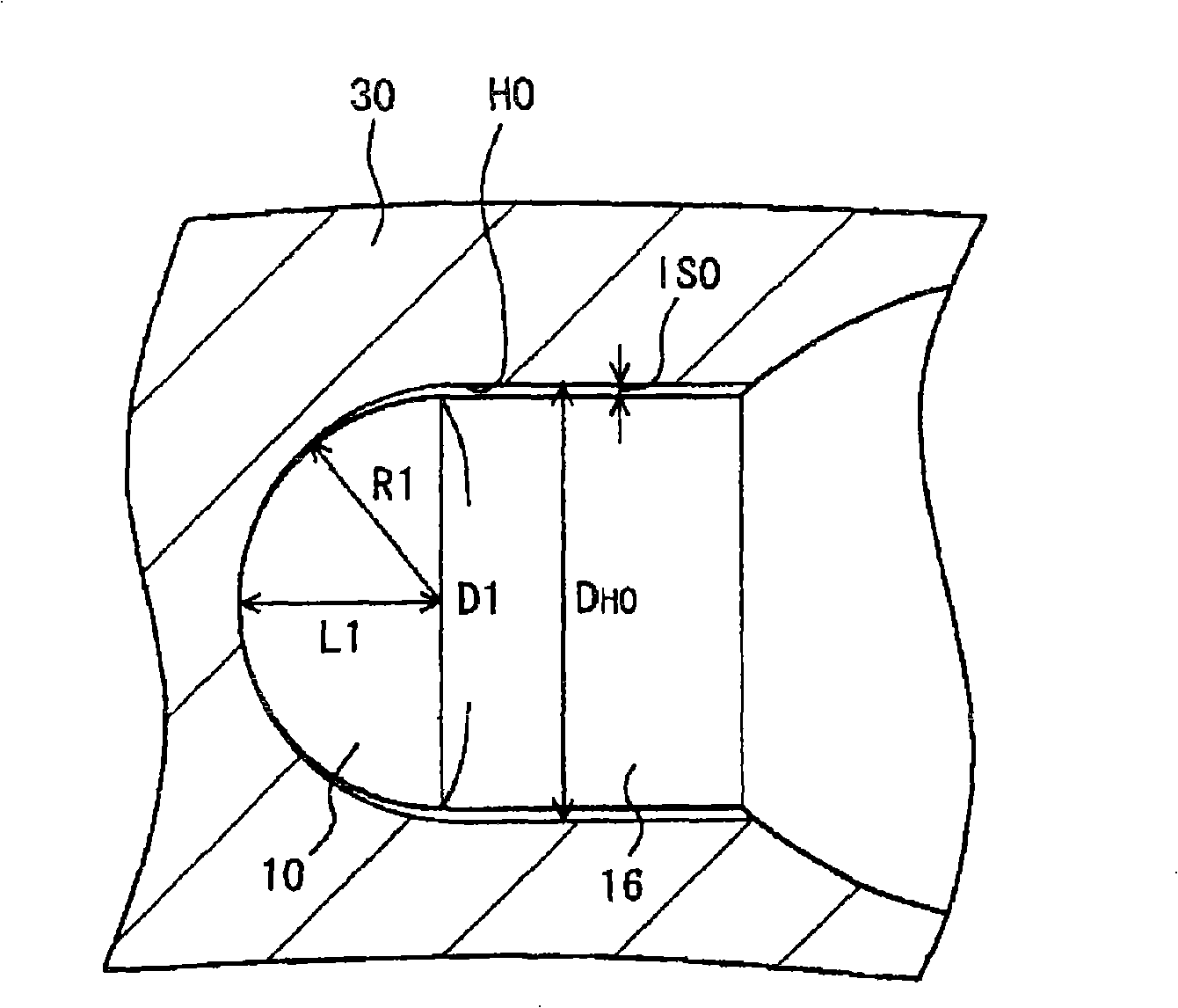 Plug used in boring machine