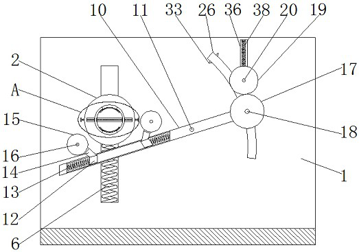 Winding device for manufacturing waterproof membrane for building and its application method