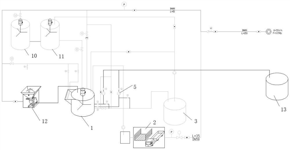 Pulping system for flue gas desulfurization process