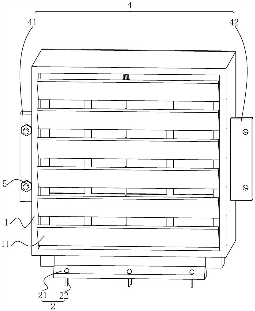 Windproof and dust-suppression adsorption type baffle structure for traffic engineering construction