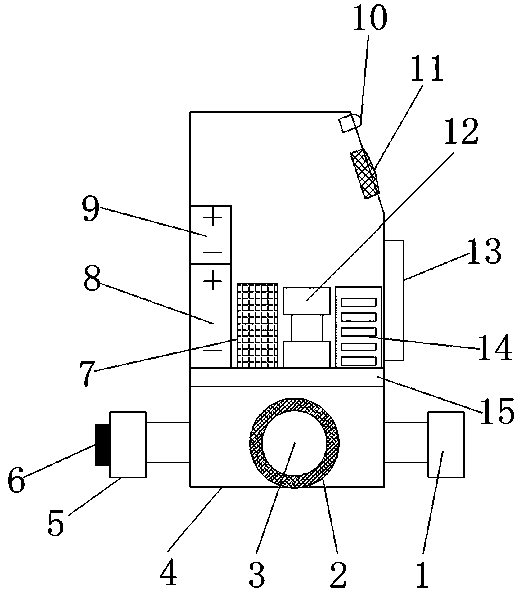 Automatic recognition equipment of intelligent door lock