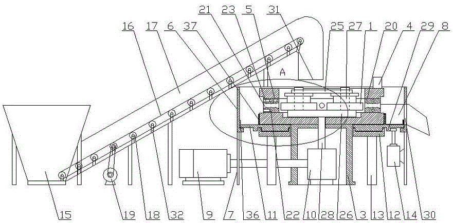 Device and method for preparing rice hull forming and briquetting fuel