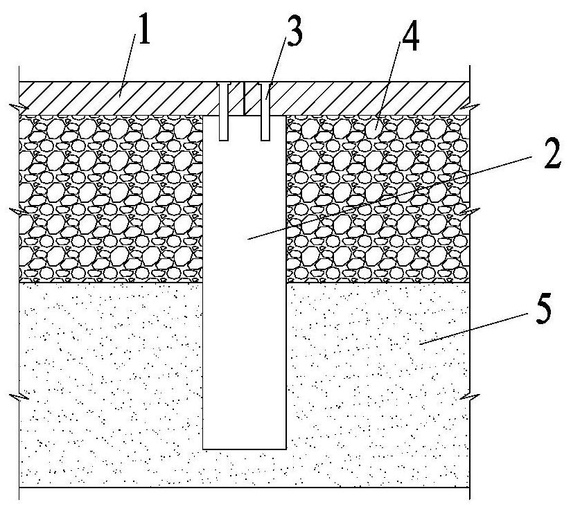 A permeable pavement structure and its construction method