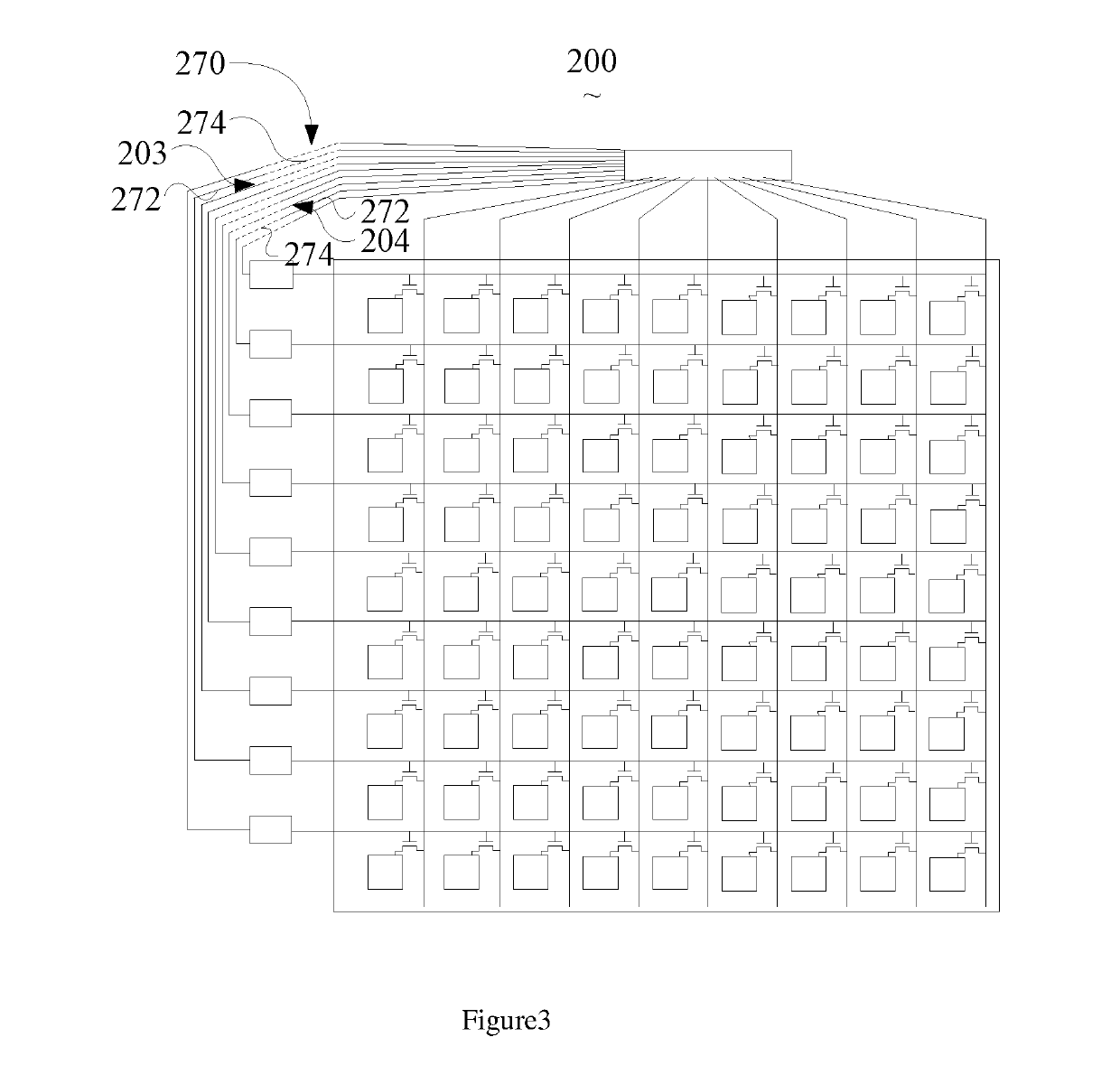 Display panel and array substrate thereof