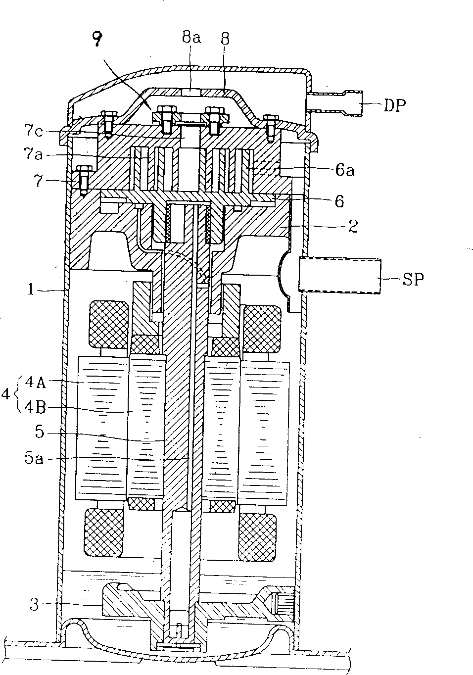 Vacuum compression preverter of vortex compressor