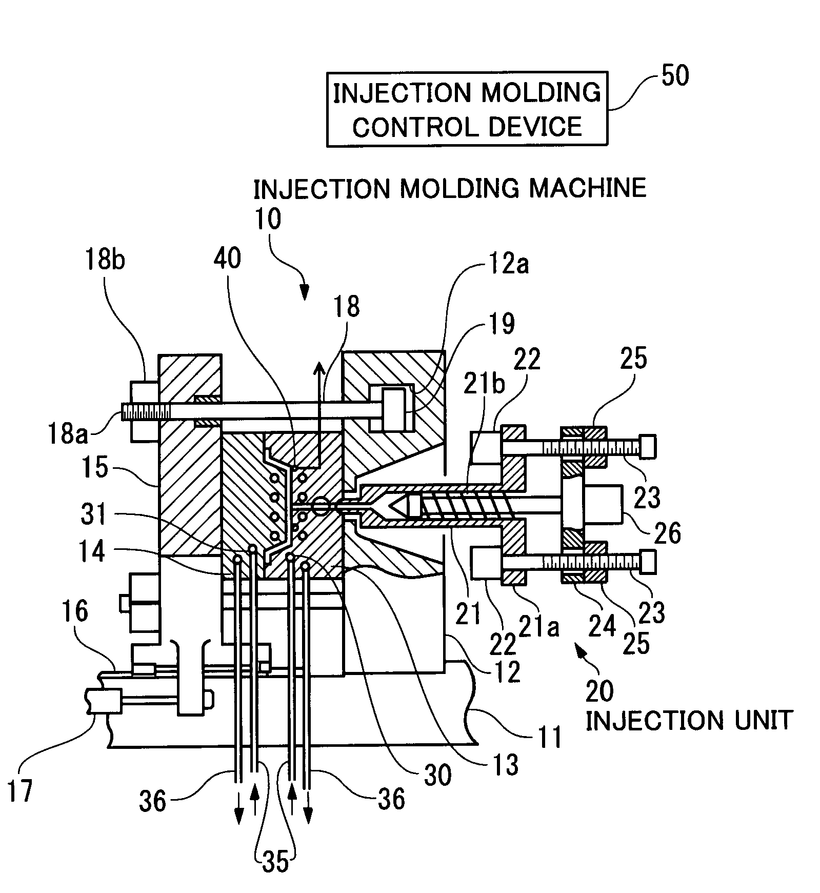 Injection molding system, computer program, method of injection molding, and injection molding machine