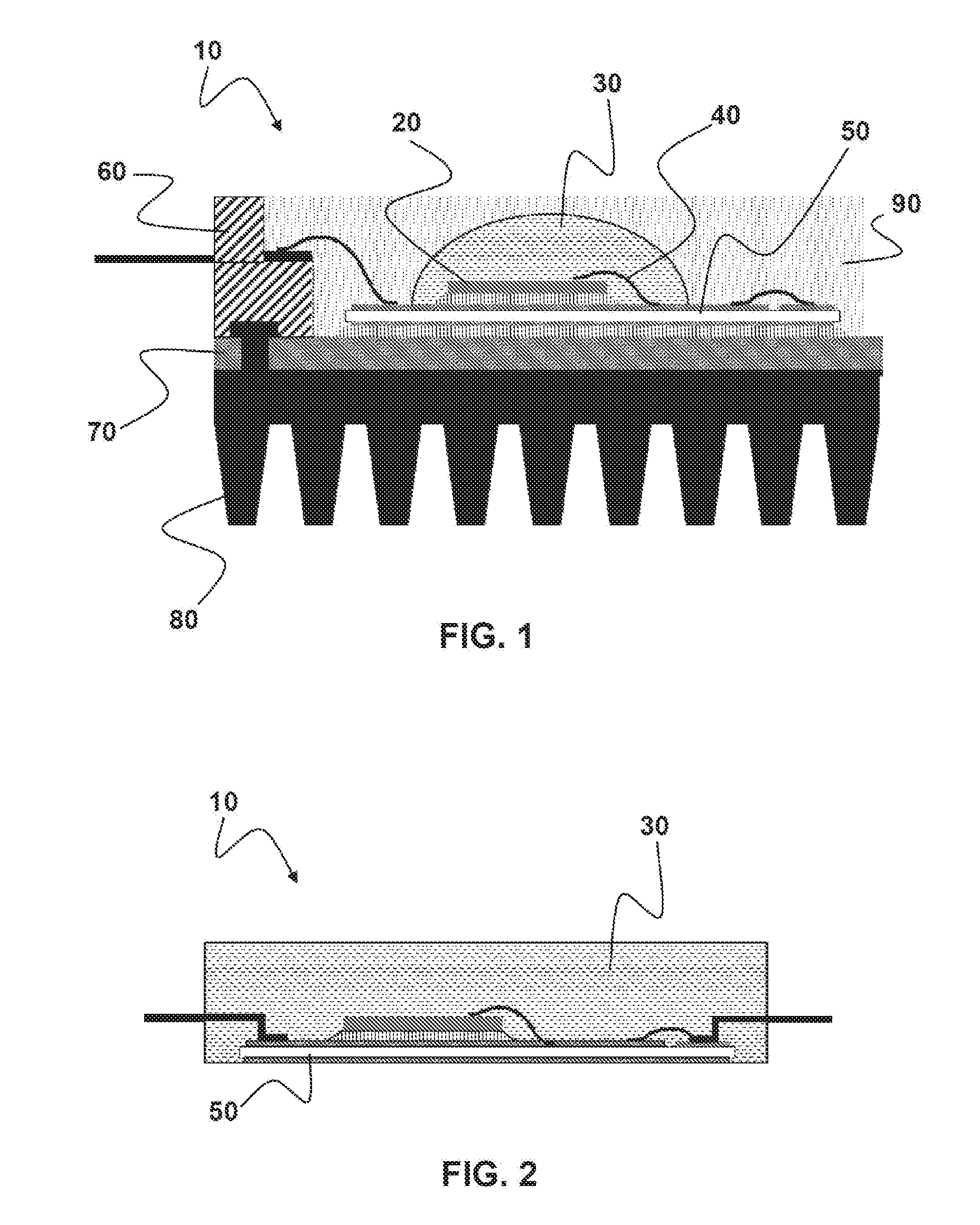 Semi-conductor module with an encapsulating cement mass that covers a semi-conductor component