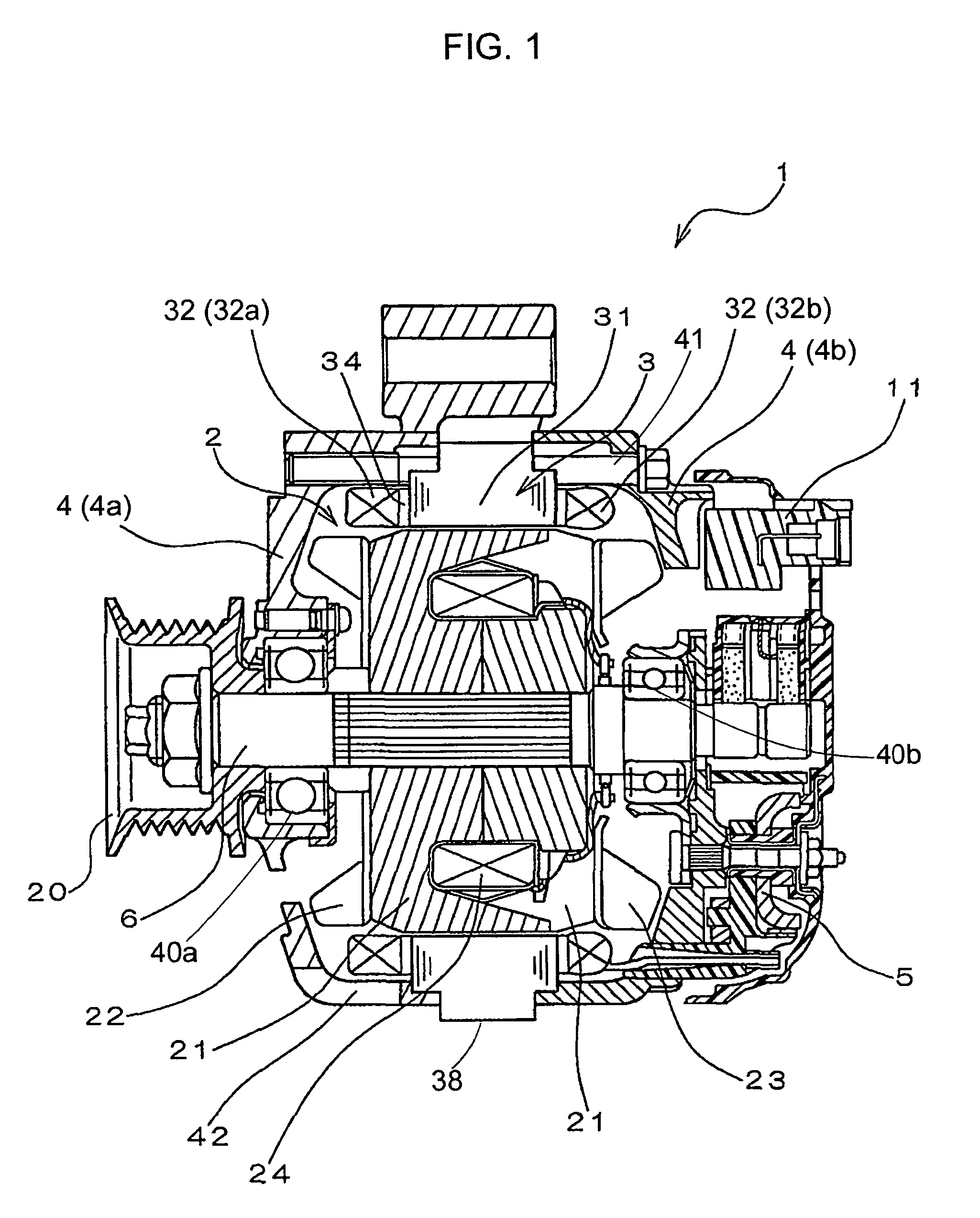 Rotary electric machine with stator outer surface designed to enhance heat dissipation