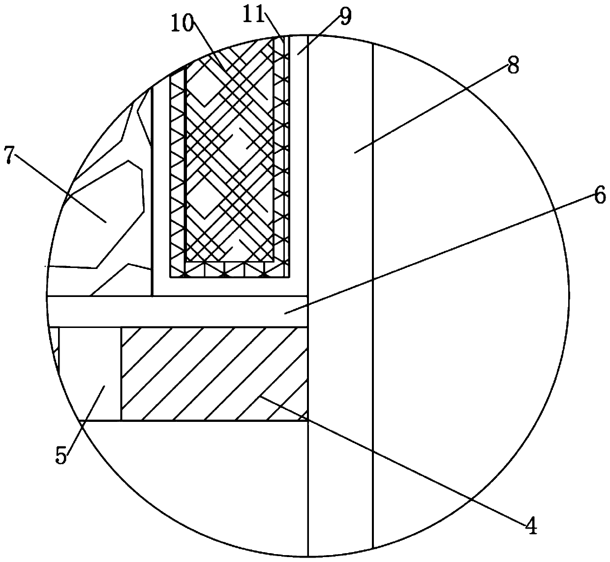 Buried pipe backfilling method based on ground source heat pump system