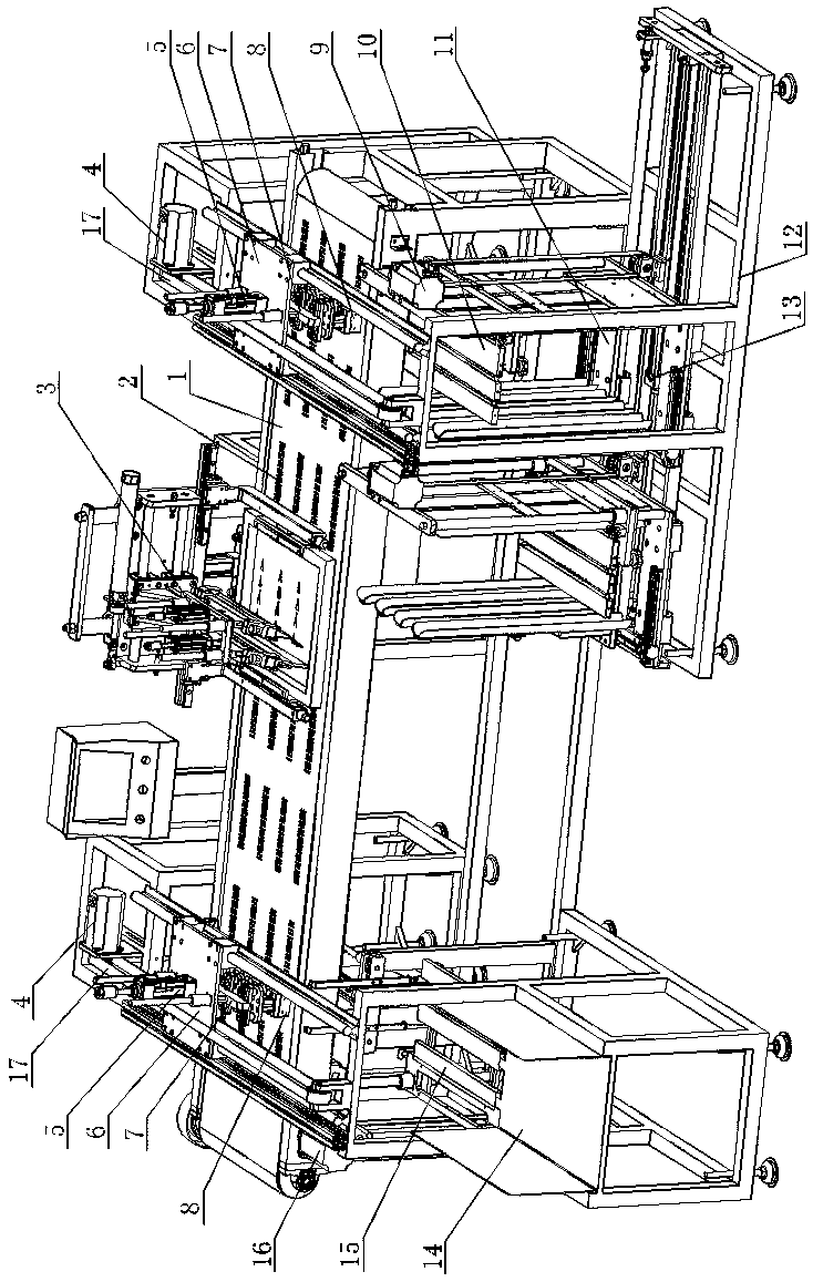 Automatic midsole printing machine