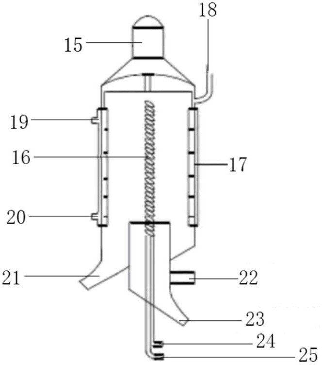 A kind of ethylene glycol bis (propionitrile) ether continuous purification method and device