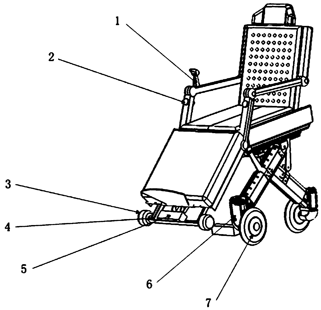 Multifunctional intelligent wheelchair control system and corresponding control method