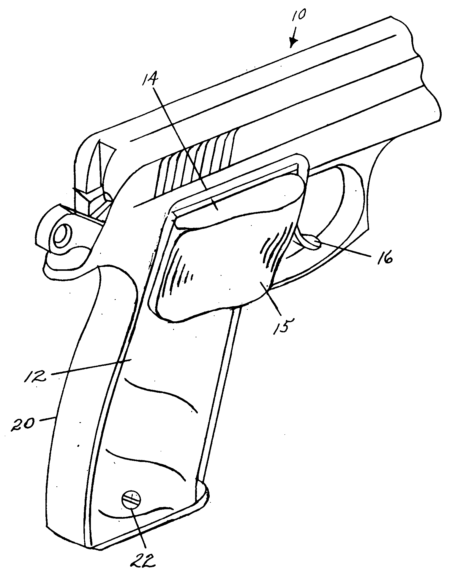 Target grip apparatus for a firearm