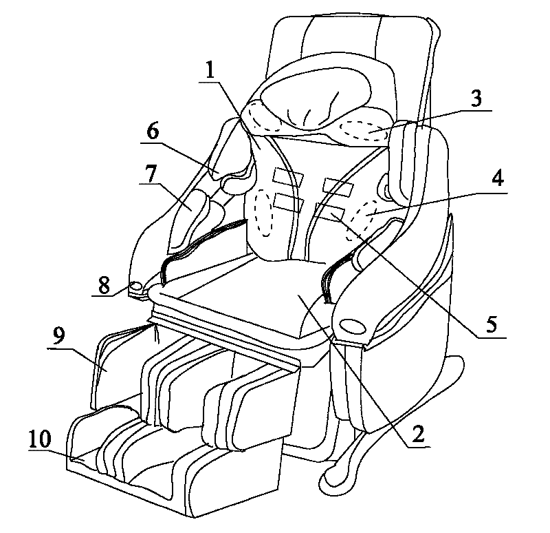 Multifunctional massage chair