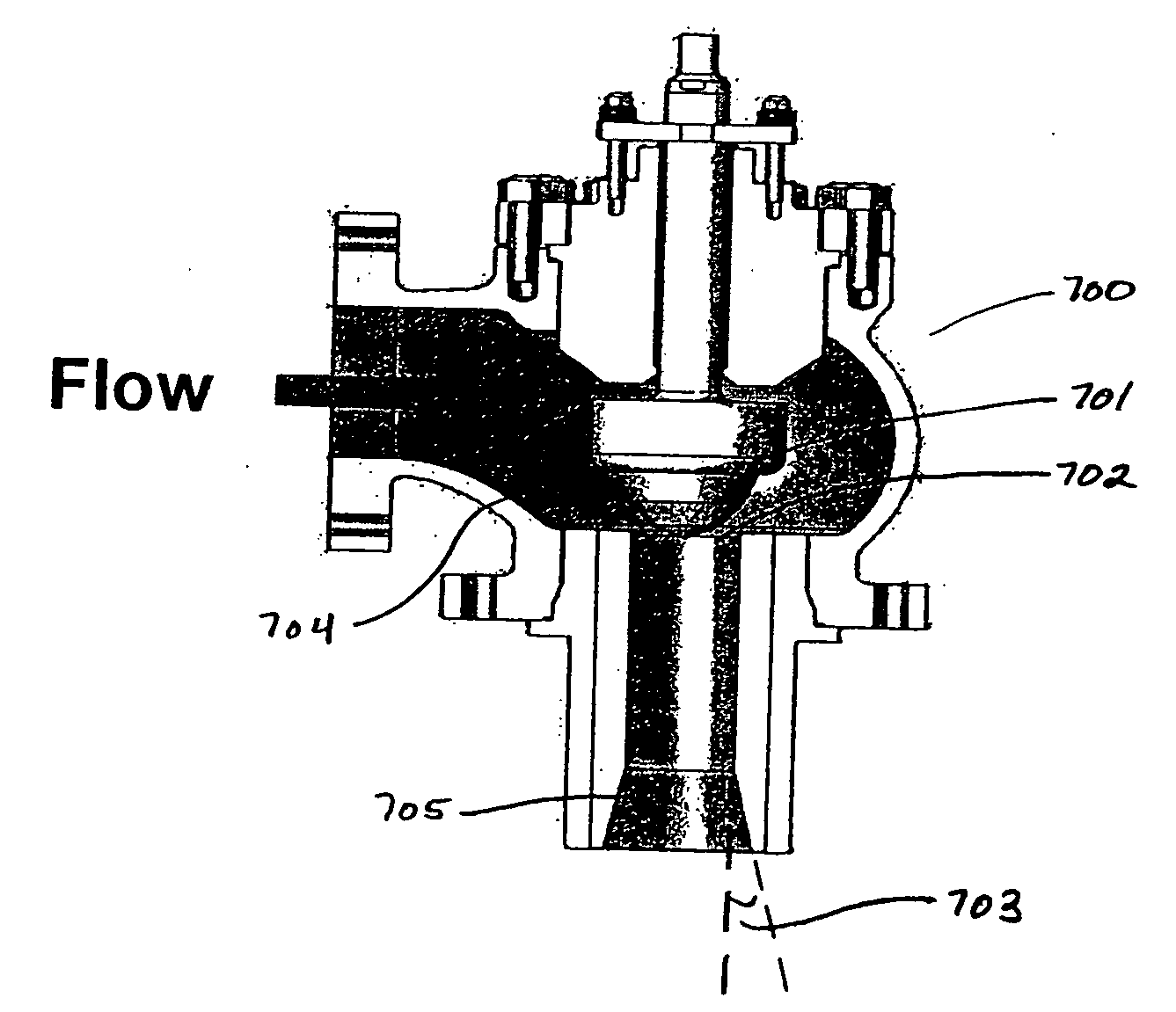 Controlled dispersion multi-phase nozzle and method of making the same