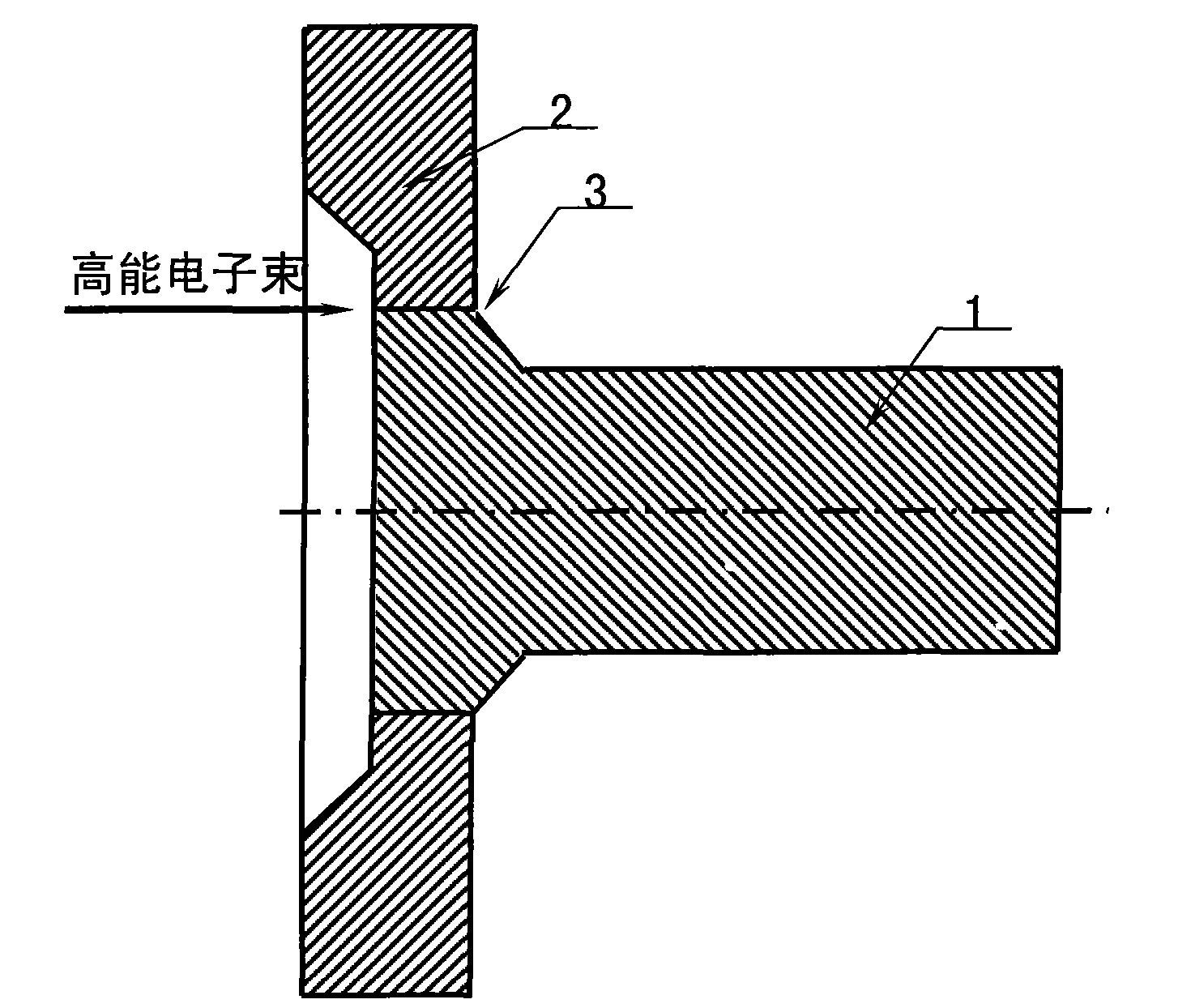 Forge welding method for manufacturing wind power main shaft