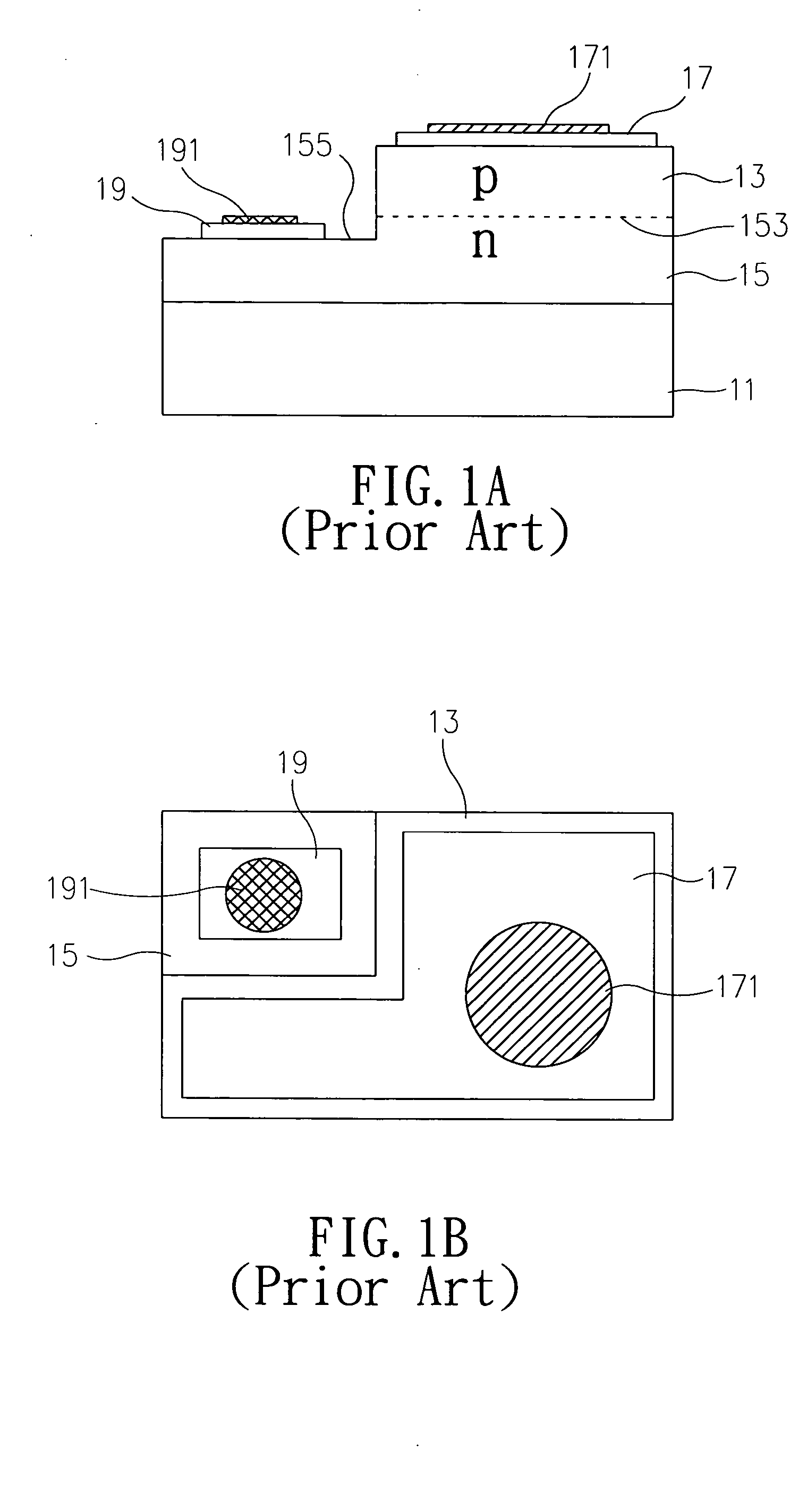 Light-emitting device with enlarged area of active luminescence region