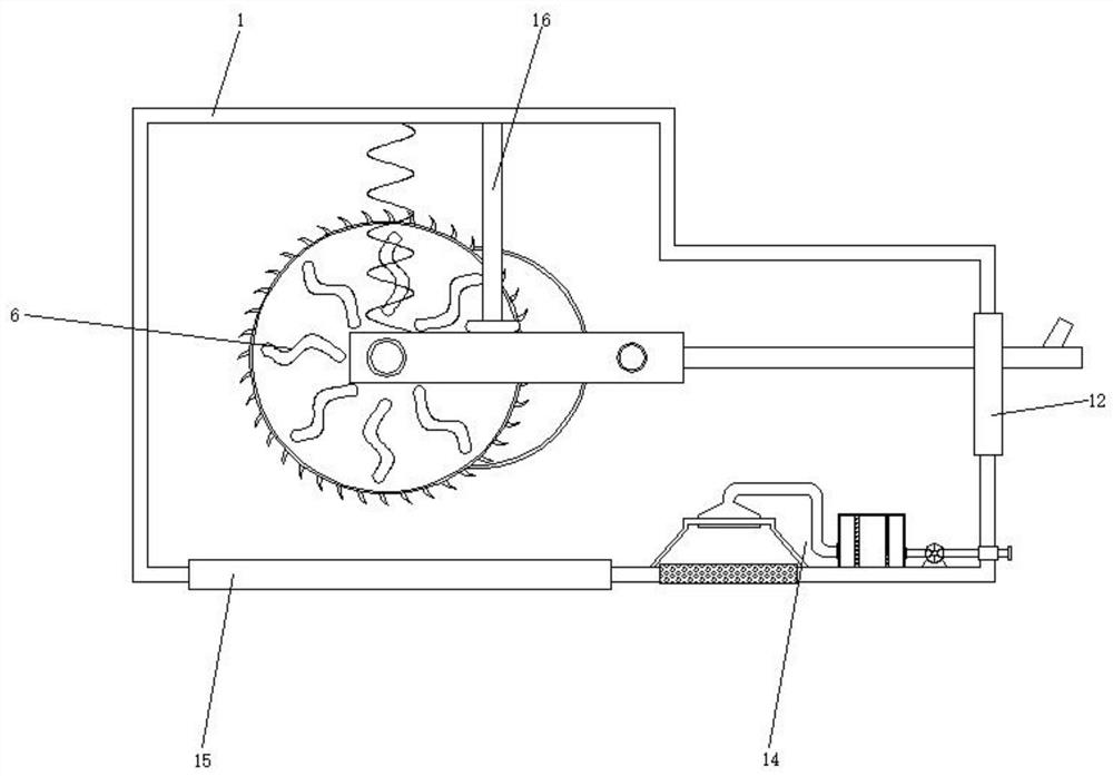 A slotting device for an operating table