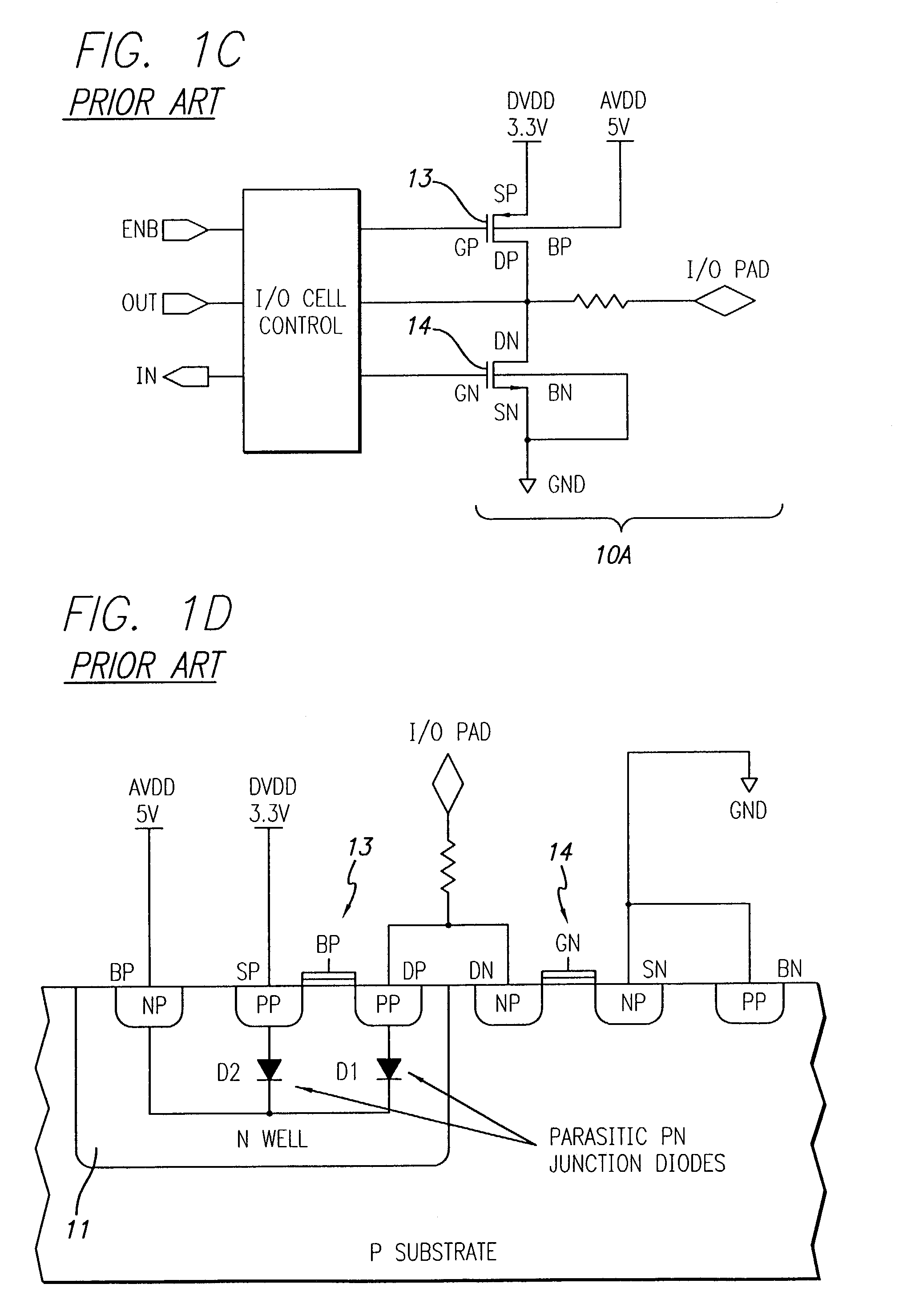 Self-biased comparator with hysteresis control for power supply monitoring and method