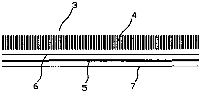 Flannel sticking device for automobile sealing strip