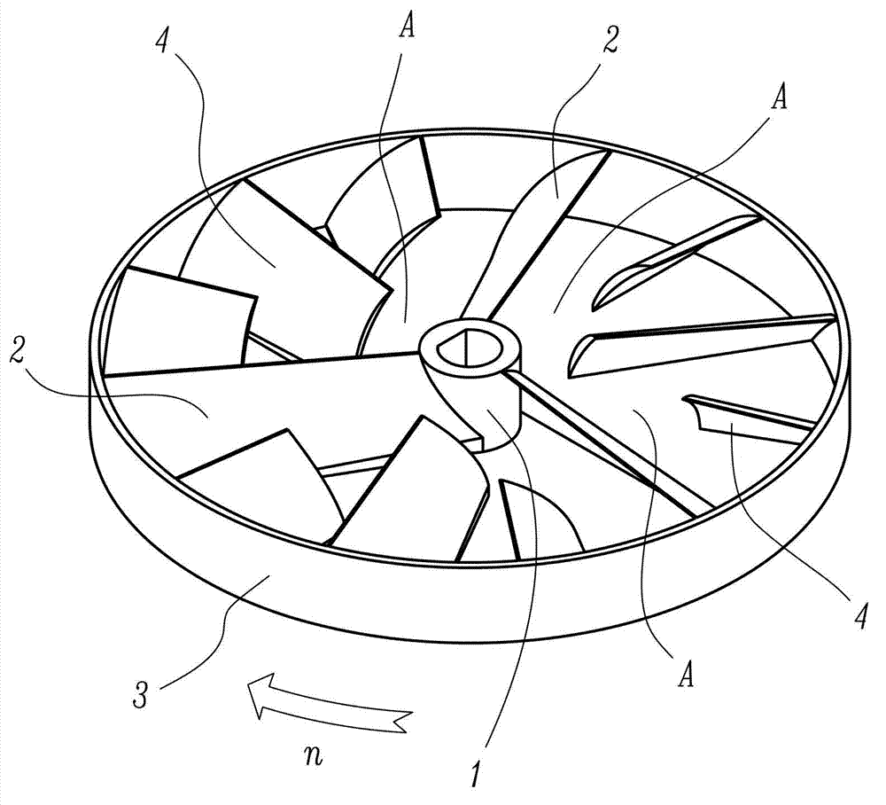 Axial flow type fluid driving device