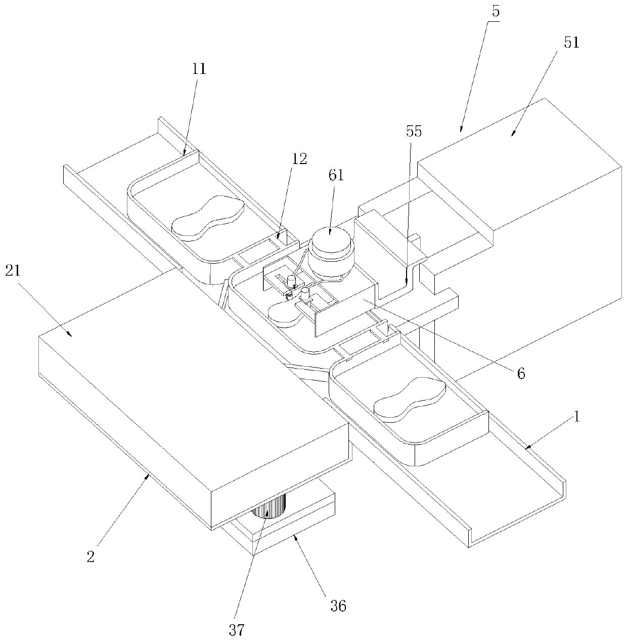 Process and device for manufacturing EVA rain shoes