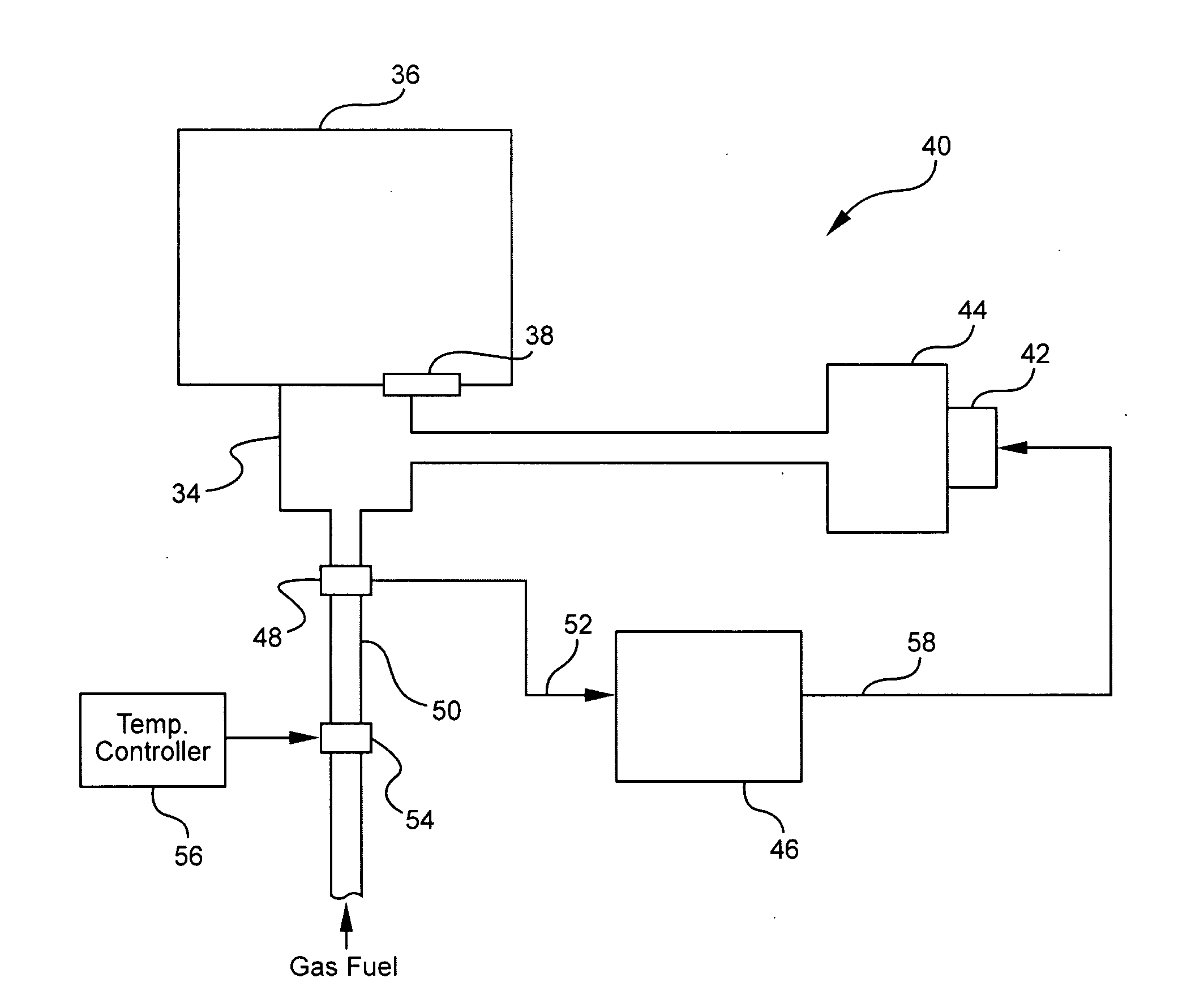 System and method for combustion-air modulation of a gas-fired heating system