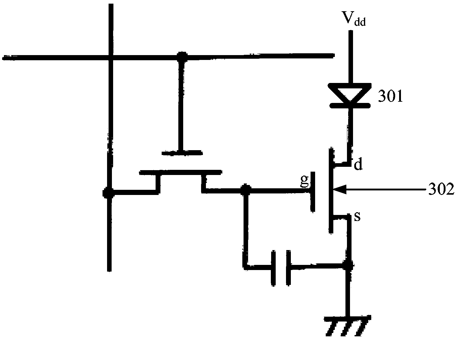 AMOLED (active matrix organic light emitting diode) and manufacturing method thereof